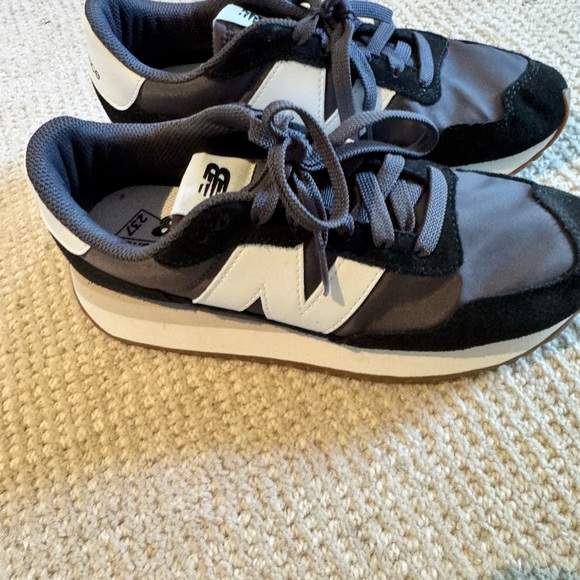 New Balance Gray and White Sneakers - Picture 1 of 5